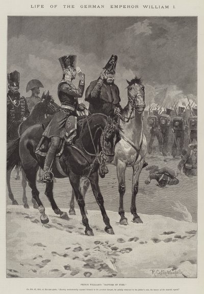 Leven van de Duitse keizer Wilhelm I door Richard Caton Woodville junior